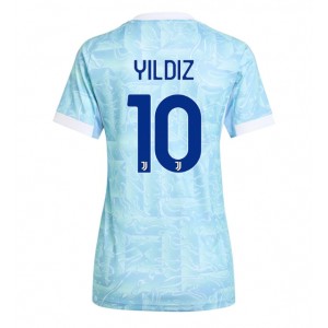 Juventus Kenan Yildiz #10 Jalkapallovaatteet Naisten Vieraspaita 2025-26 Lyhythihainen